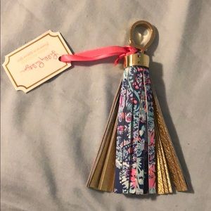 Lilly Pulitzer Tassel Keychain